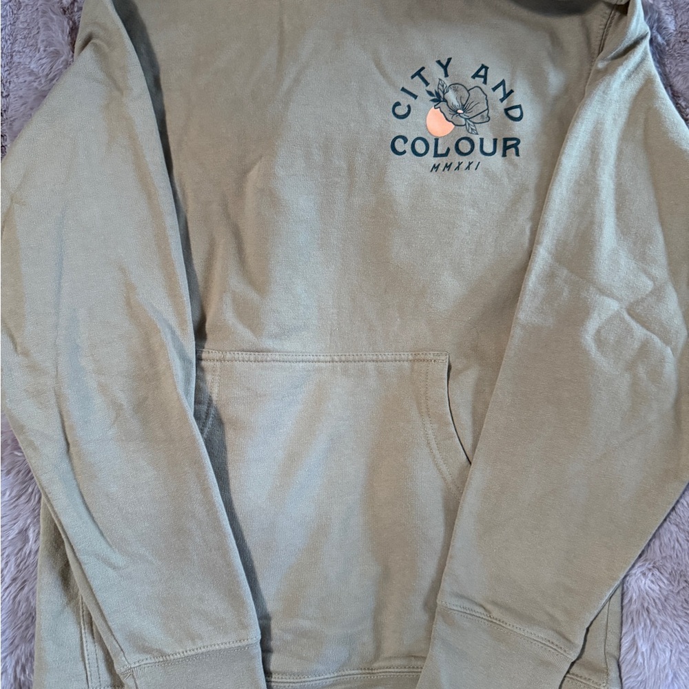 City and Colour Tan Hoodie